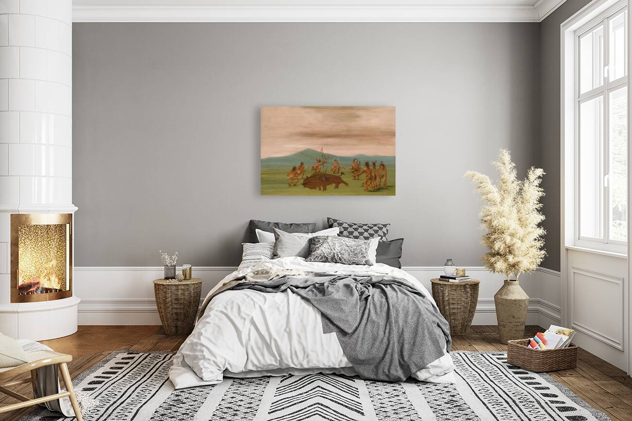 Medicine Buffalo of The Sioux 1837-1839 Reproduction