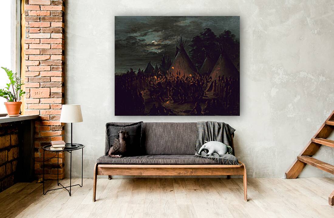 Scalp Dance Sioux 1845-1848 Reproduction