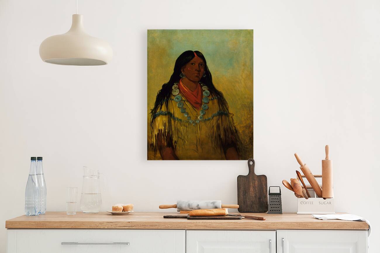 Tchow-Ee-Pút-O-Kaw a Woman 1834 Reproduction