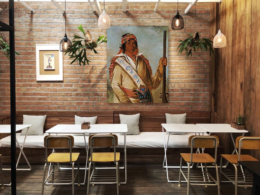 Steeh-Tcha-Kó-Me-Co Great King Called Ben Perryman a Chief 1834 Reproduction