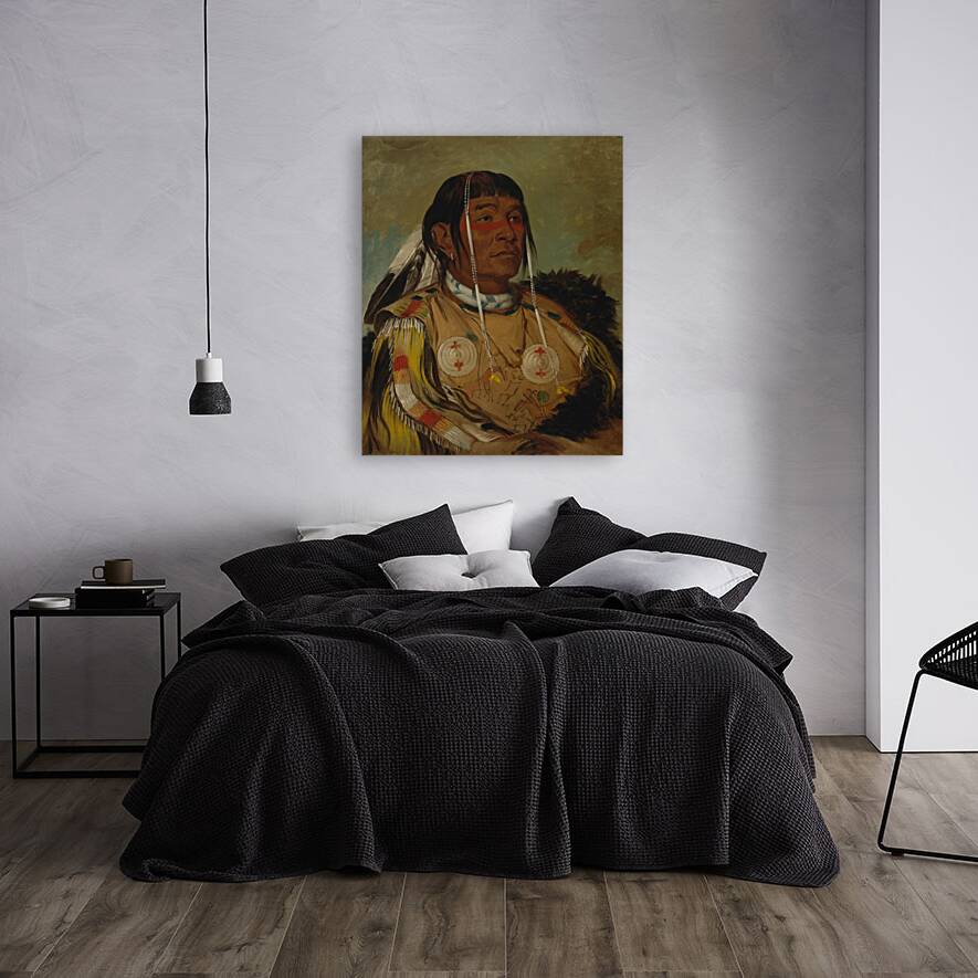 Sha-Có-Pay The Six Chief of The Plains Ojibwa 1832 Reproduction