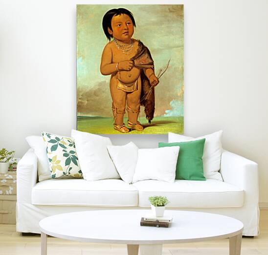 Tcha-Aés-Ka-Ding Grandson of Buffalo Bull’s Back Fat 1832 Reproduction