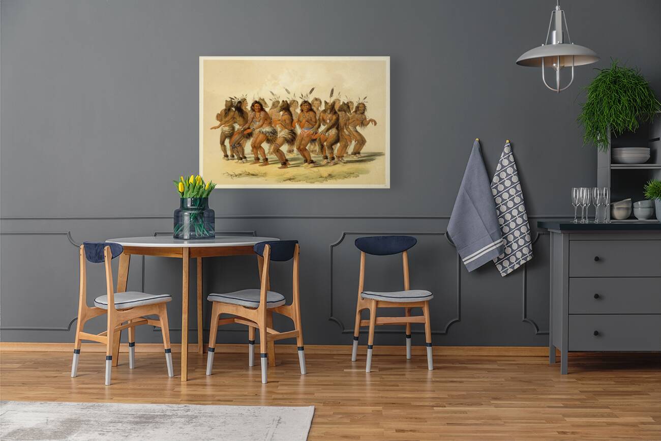 The Bear Dance 1844 Reproduction