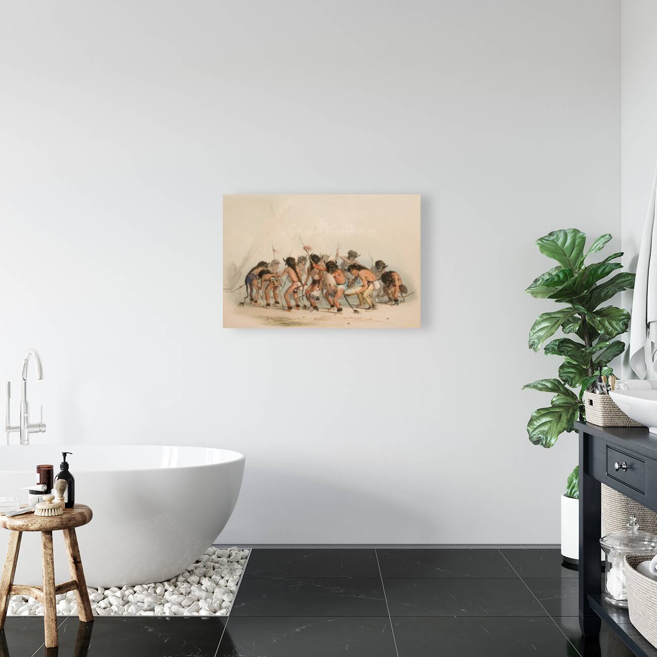 Buffalo Dance 1844 Reproduction