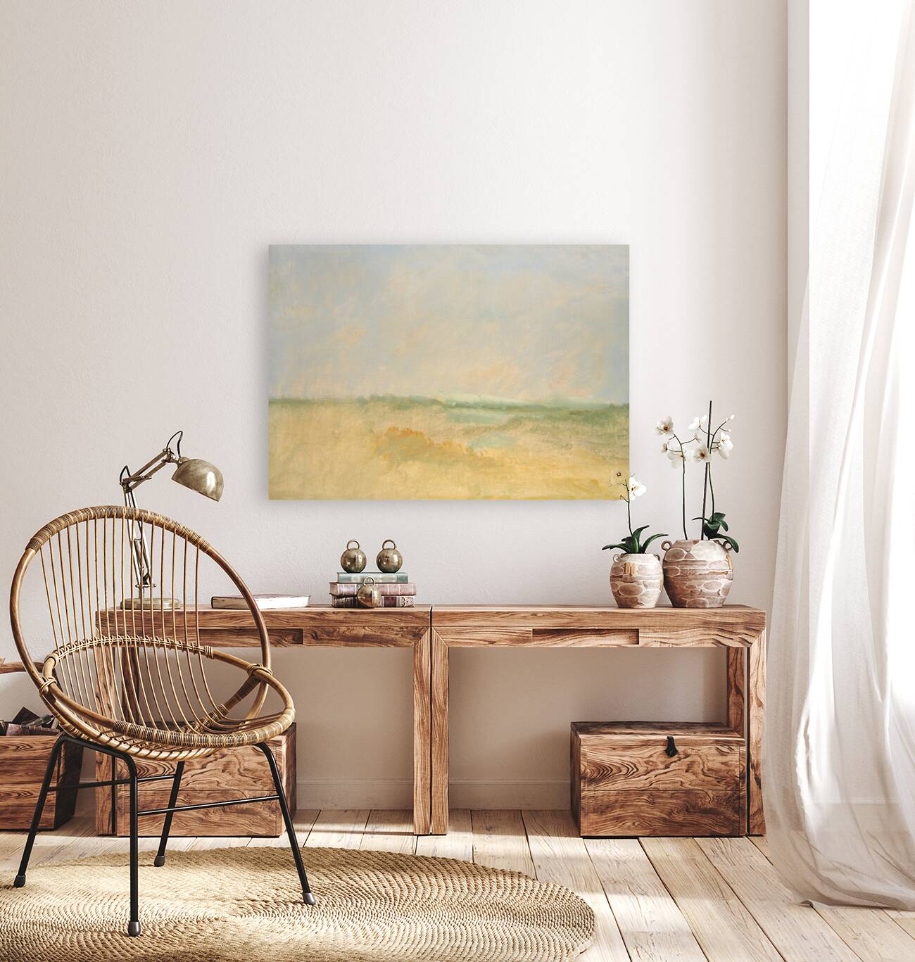 Landscape Background 1 1846-1848 Reproduction