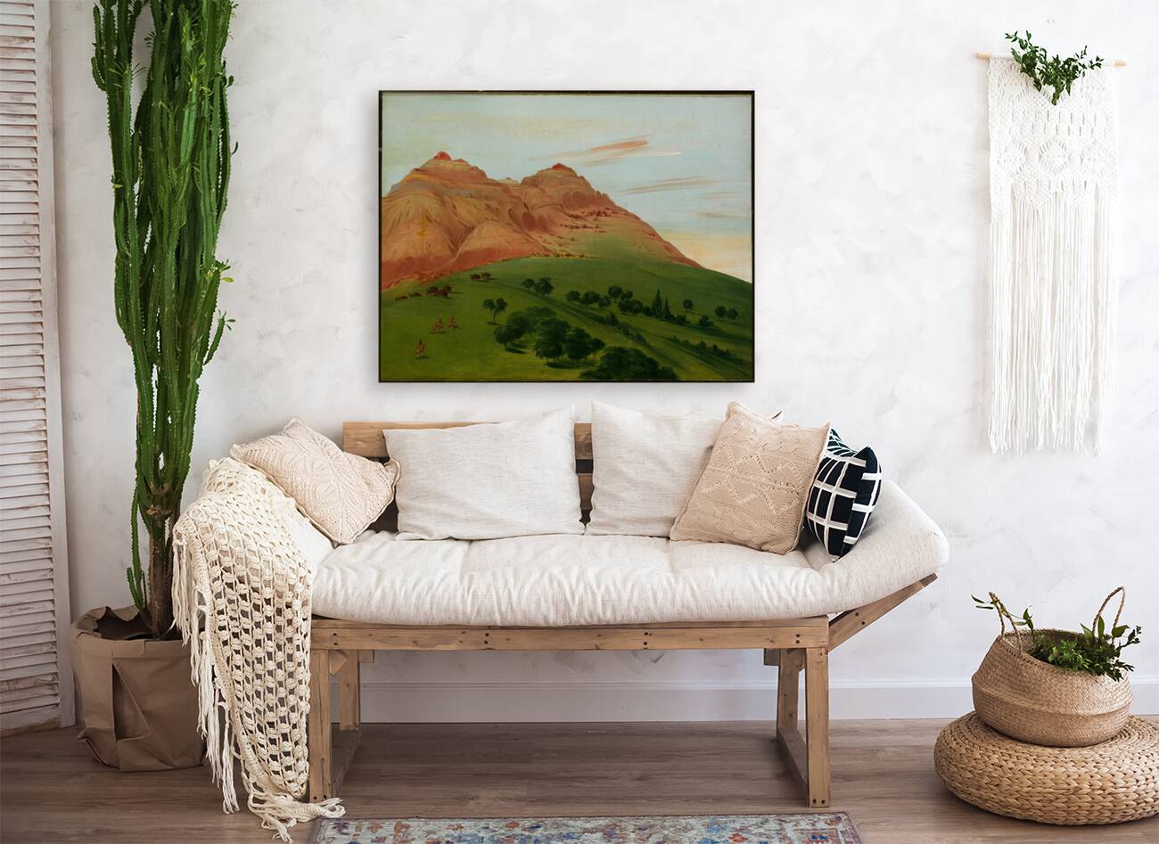 View In The Grand Detour 1900 Miles Above St. Louis 1832 Reproduction