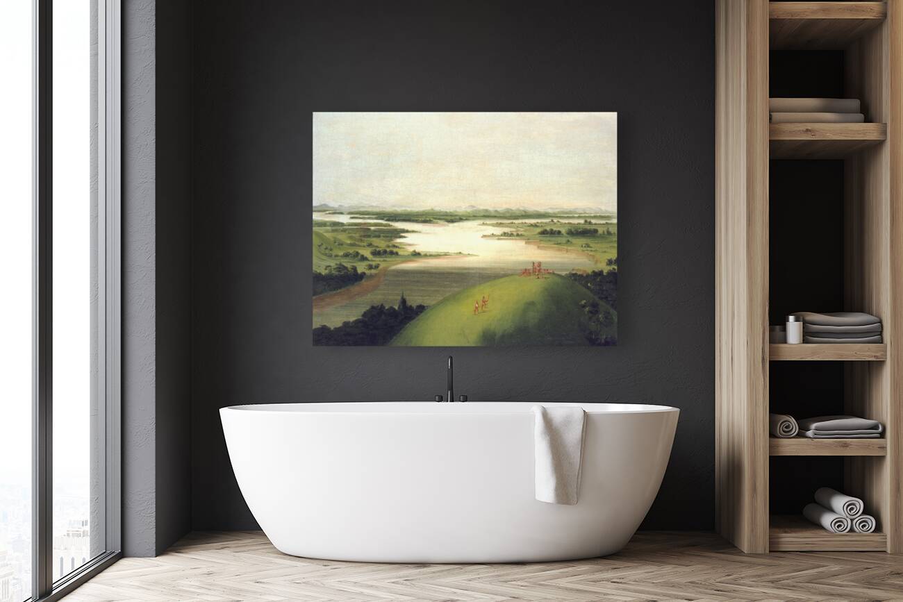 Mouth Of The Platte River 900 Miles Above St. Louis 1832 Reproduction