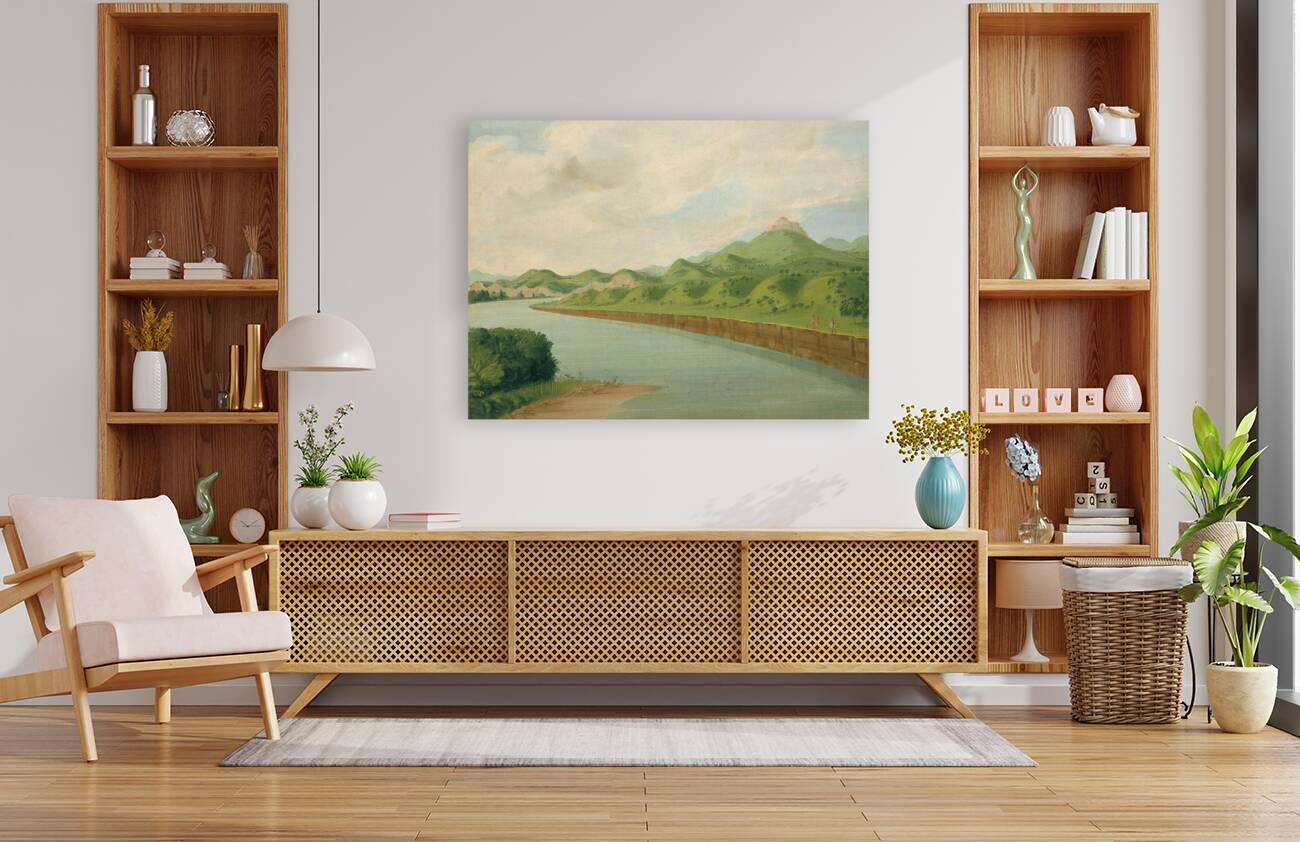 The Tower 1100 Miles Above St. Louis 1832 Reproduction