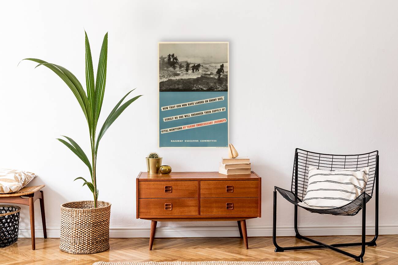 Now That Our Men Have Landed on Enemy Soil Reproduction