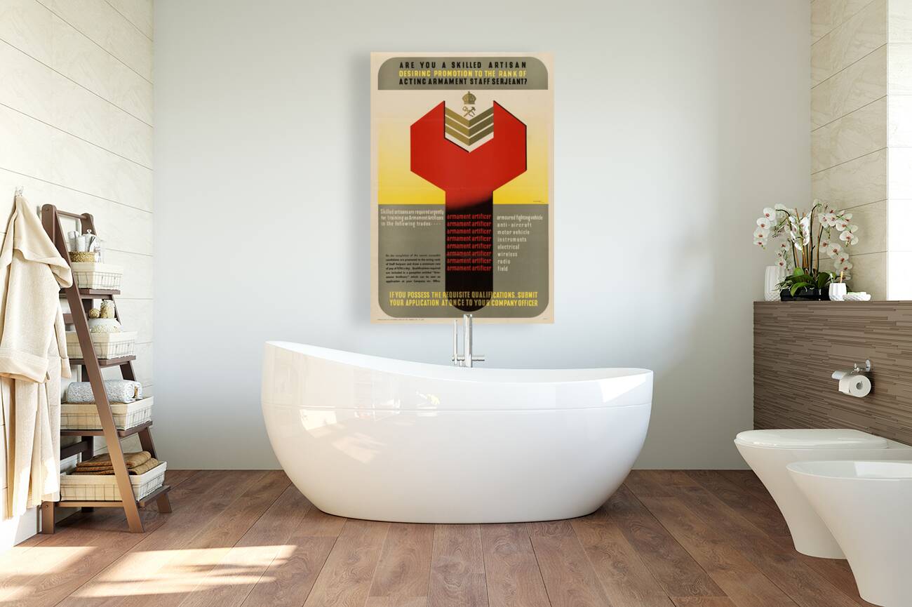 Are You a Skilled Artisan Desiring Promotion to the Rank of Acting Armament Staff Serjeant Reproduction