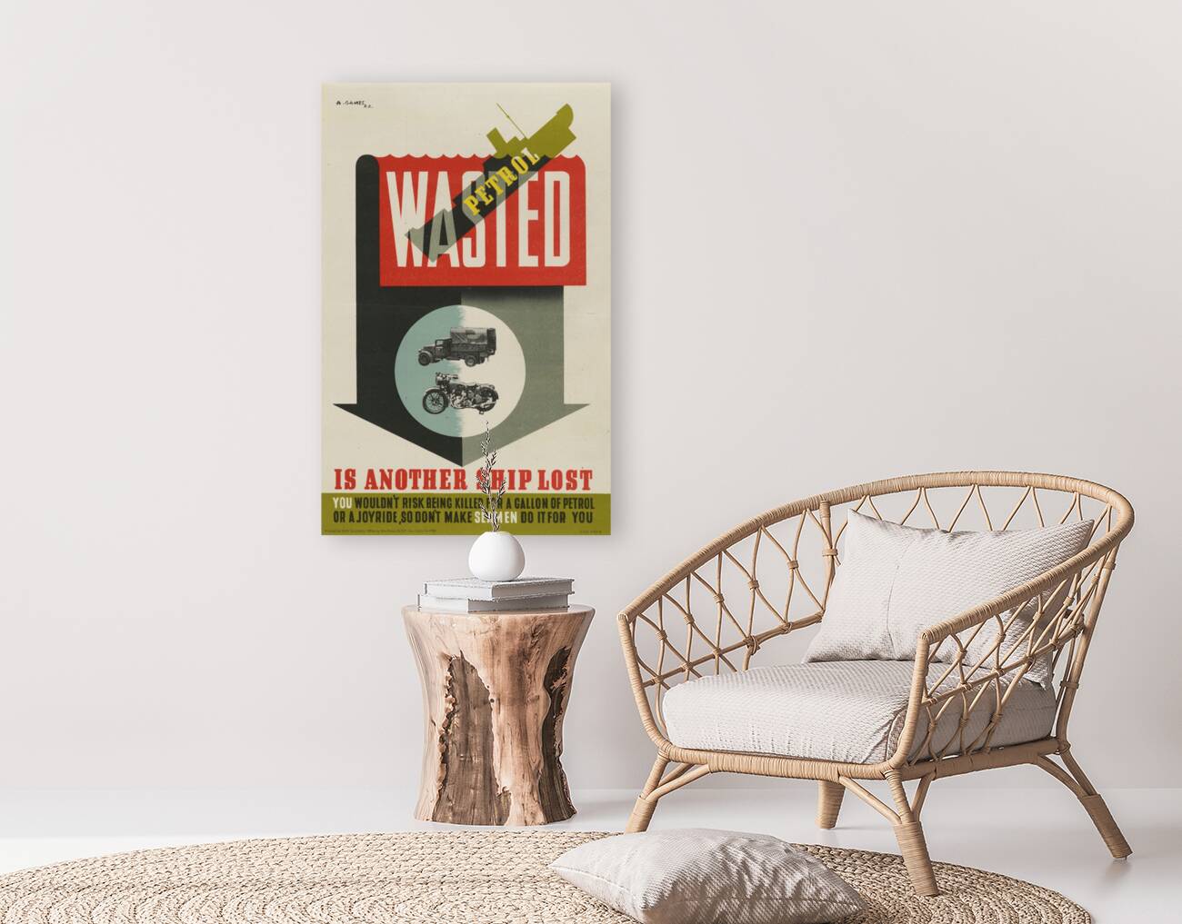 Wasted Petrol is Another Ship Lost Reproduction