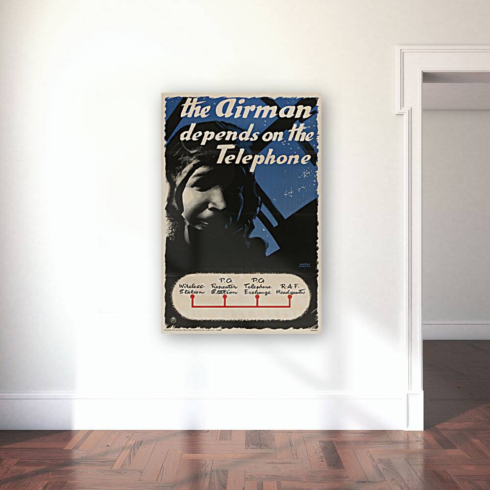 The Airman Depends on the Telephone Reproduction