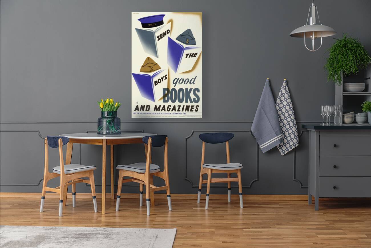 Send The Boys Good Books And Magazines Reproduction