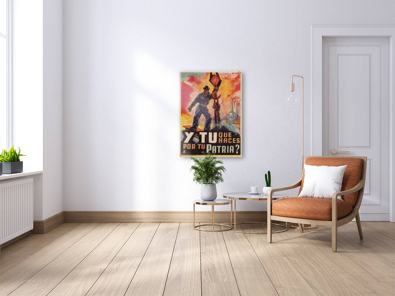 Y Tu Que Haces por Tu Patria Reproduction