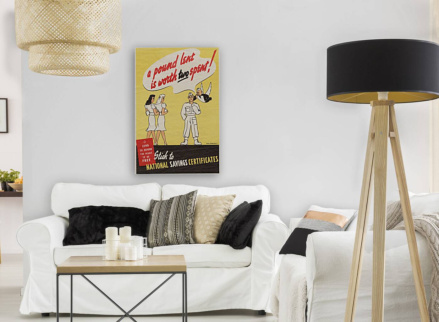 A Pound Lent is Worth Two Spent! Reproduction