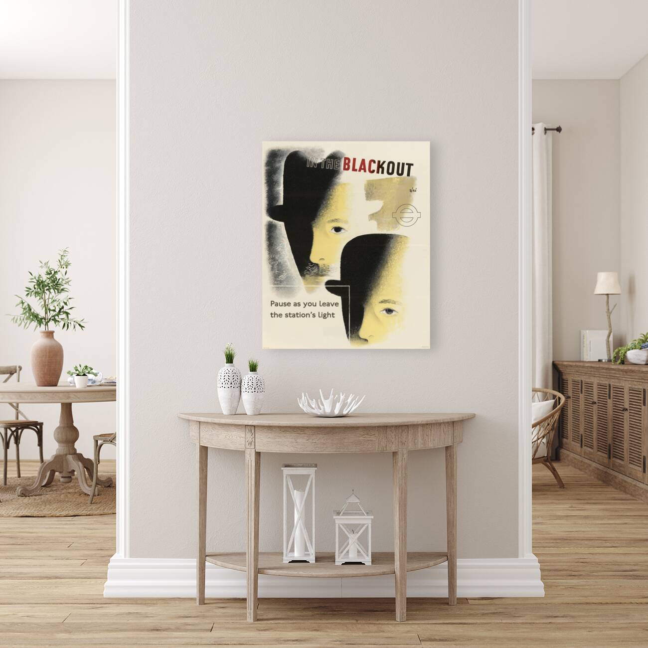 In the Blackout – Pause as You Leave the Station’s Light Reproduction