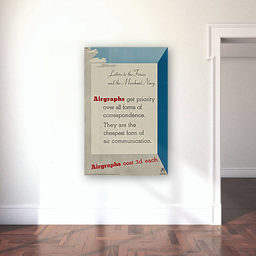 Letters to the Forces and the Merchant Navy Reproduction