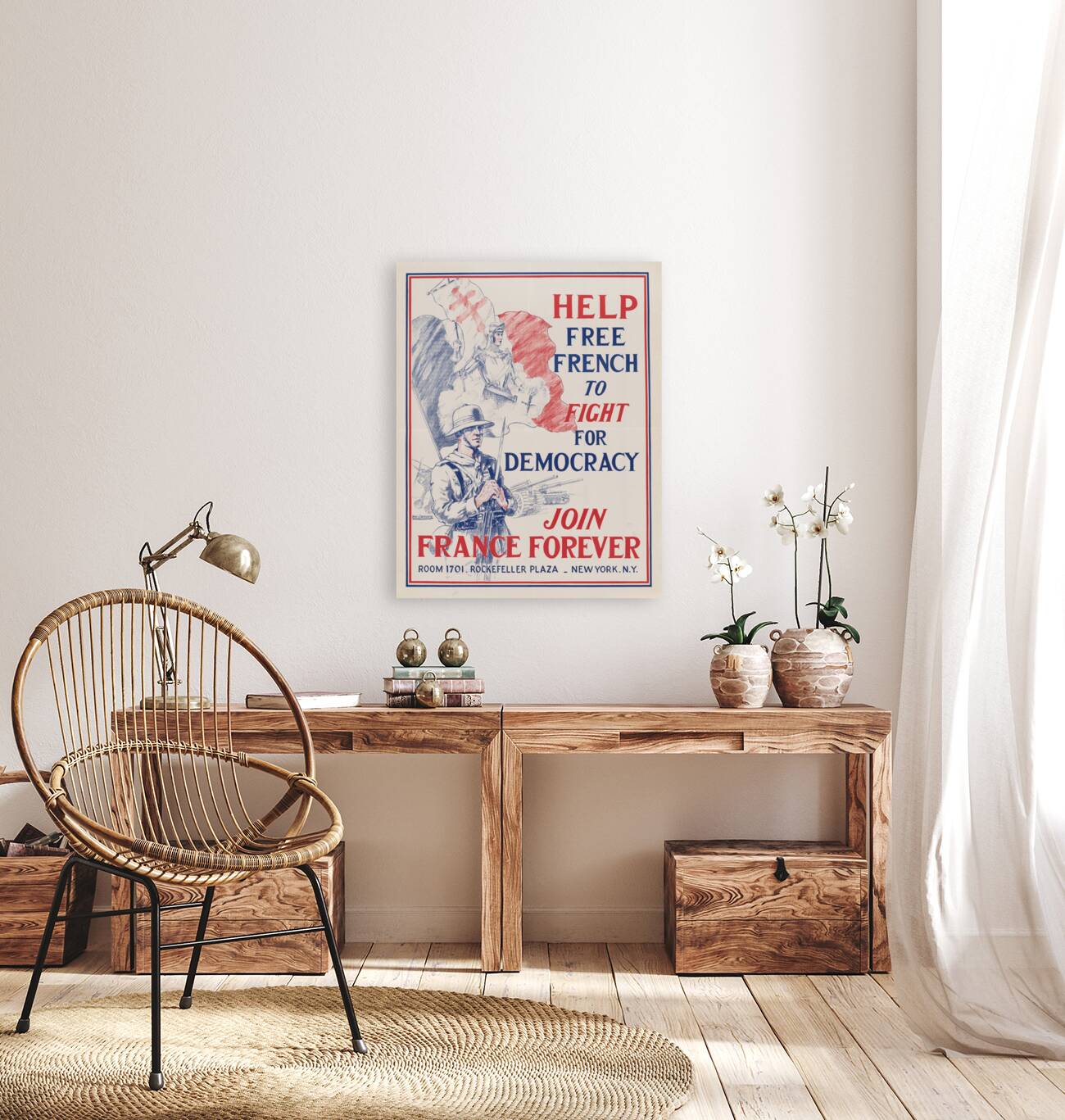 Help Free French to Fight for Democracy – Join France Forever Reproduction