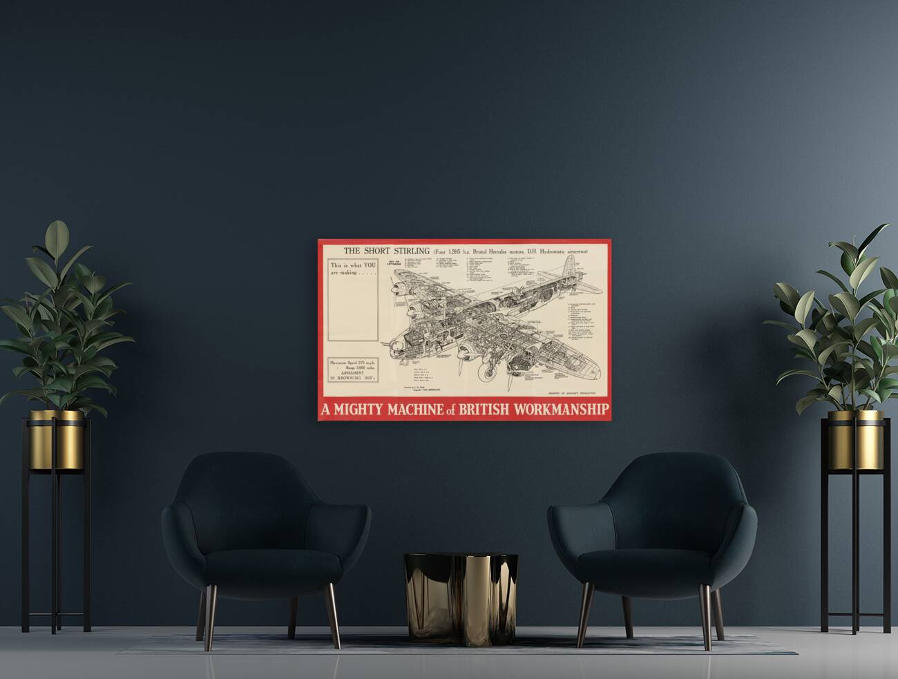 This is What You are Making…A Mighty Machine of British Workmanship – The Short Stirling Reproduction