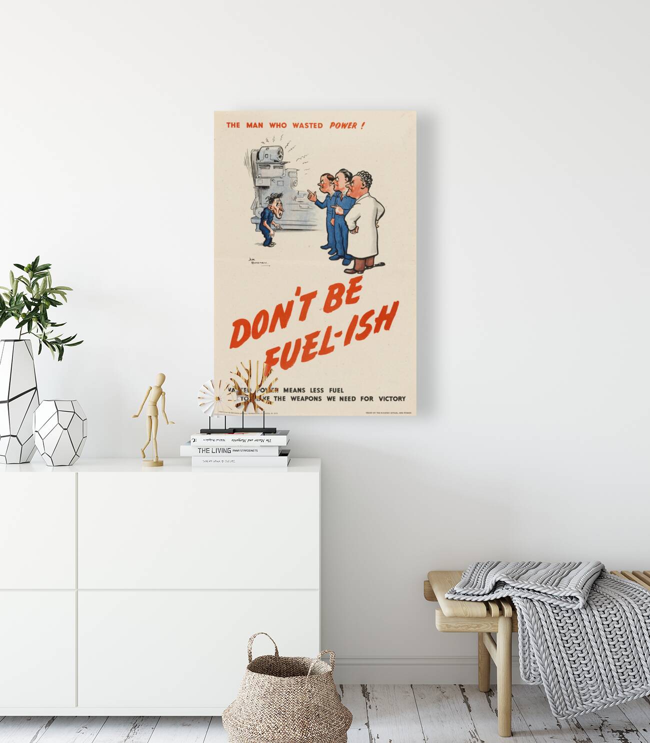 The Man Who Wasted Power! Don’t be Fuel-ish Reproduction