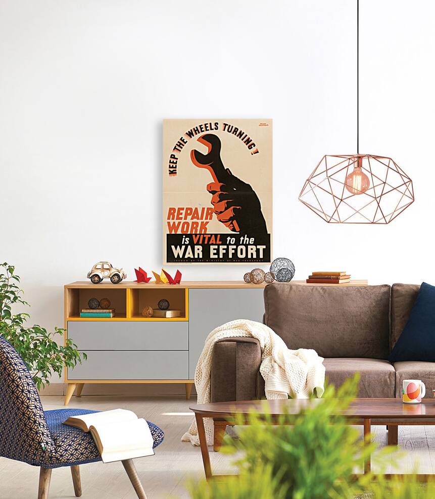 Keep the Wheels Turning! Repair Work is Vital to the War Effort Reproduction