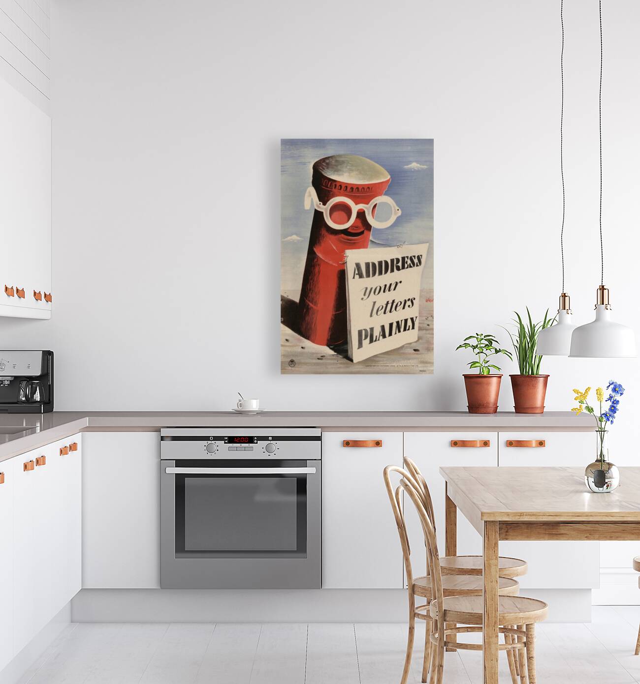 Address Your Letters Plainly Reproduction