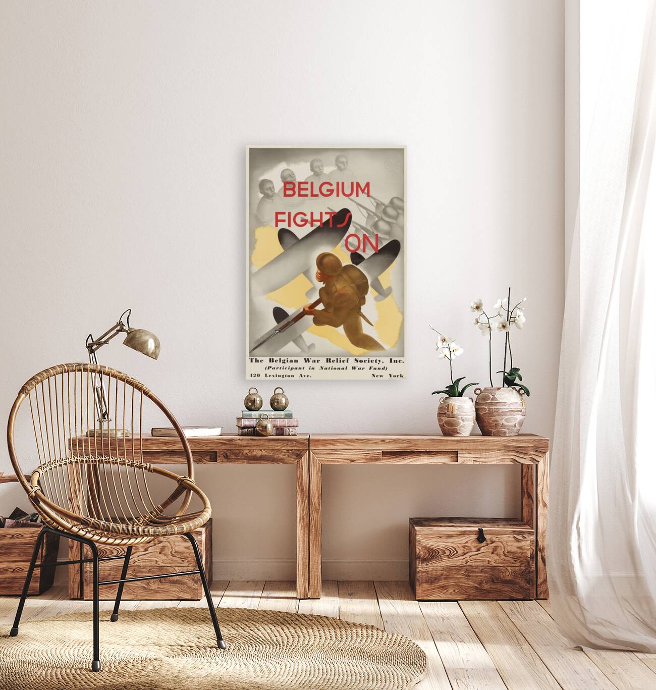 Belgium Sails for Victory Reproduction