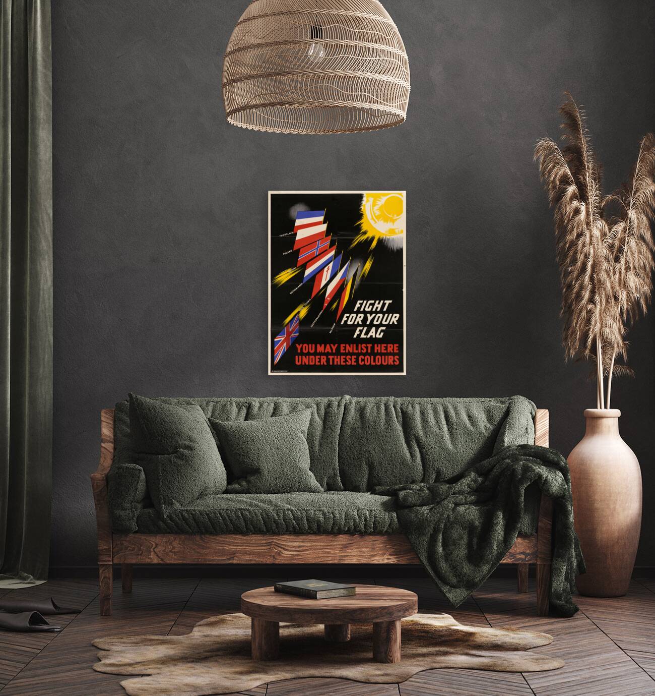 Fight For Your Flag Reproduction