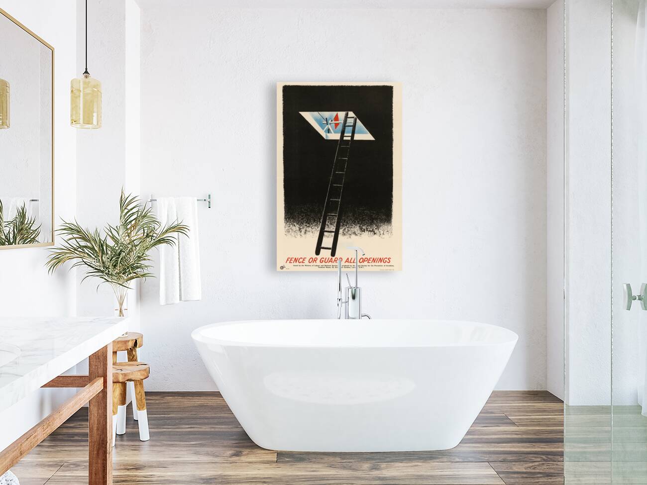 Fence or Guard All Openings Reproduction