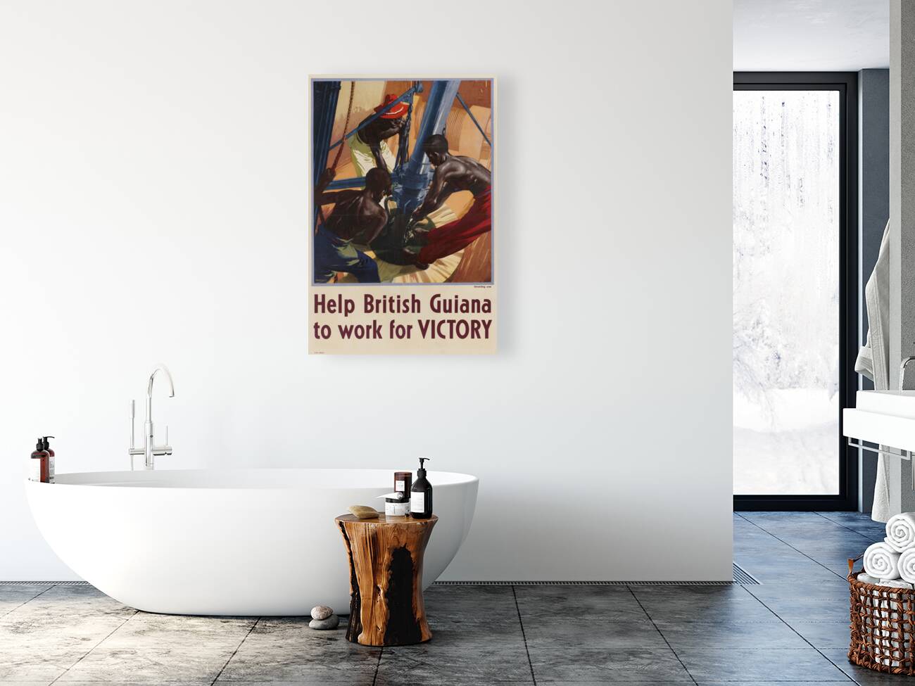 Help British Guiana to Work for Victory  Reproduction