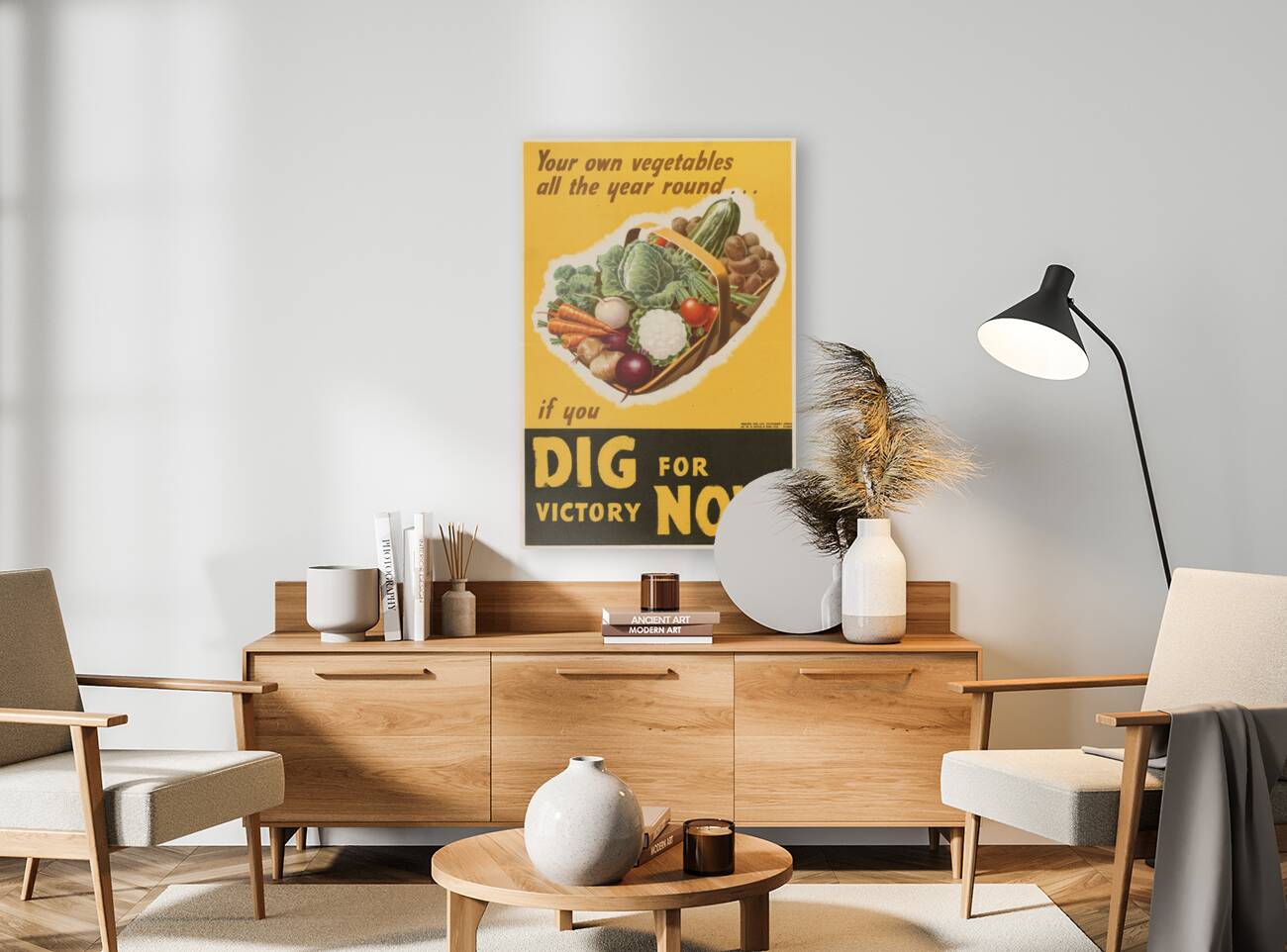 Your Own Vegetables all the Year Round…if You Dig for Victory Now Reproduction