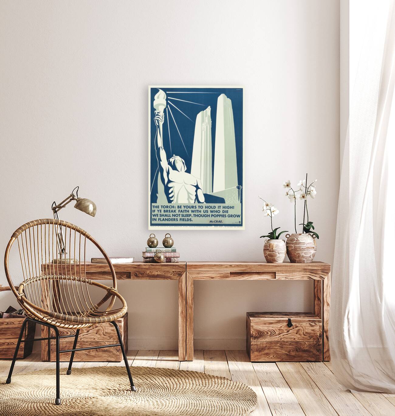 The Torch Be Yours to Hold it High Reproduction