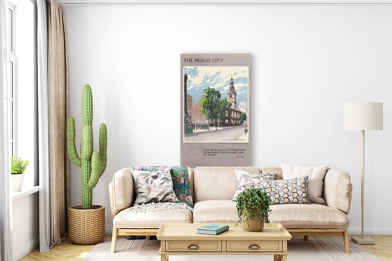 The Proud City – The Noble Fabric of the Church of St. Clement Danes Reproduction