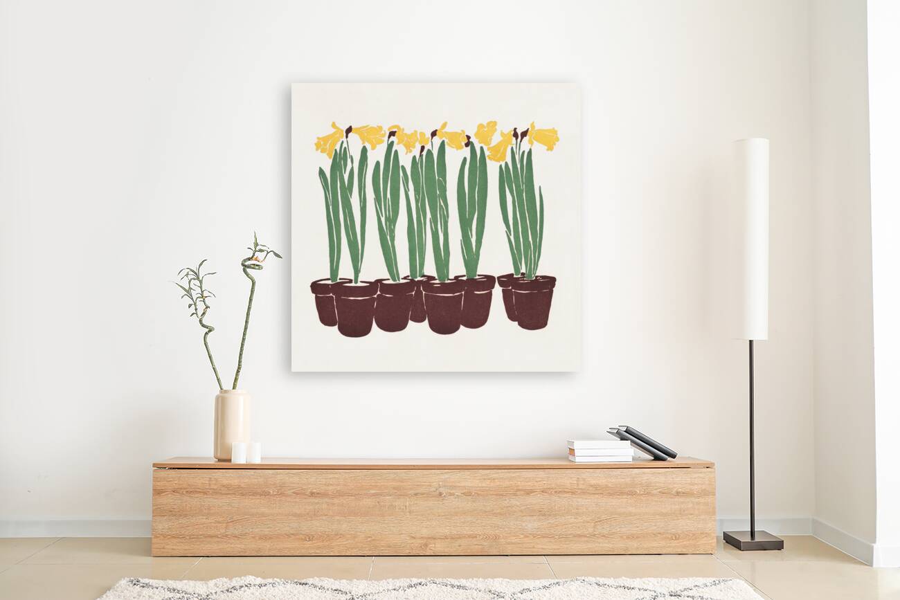 Vintage Flower Illustration 1899 by Edward Penfield Reproduction