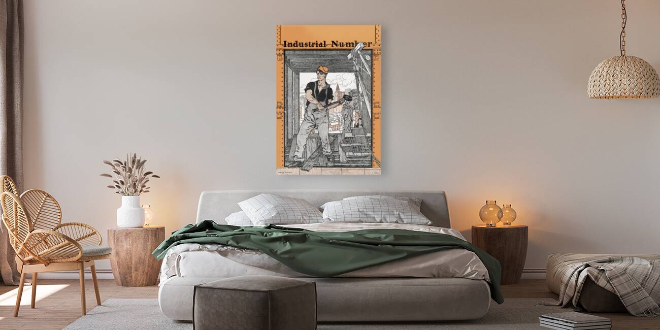 Industrial Number 1901 by Edward Penfield Reproduction