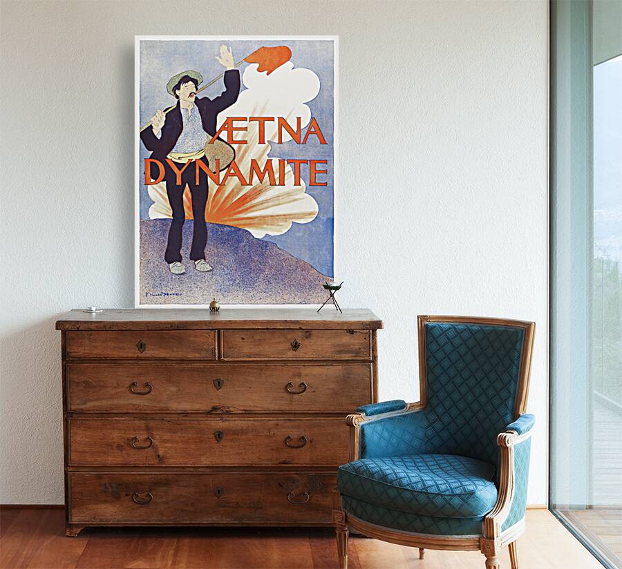 Aetna Dynamite 1895 by Edward Penfield Reproduction