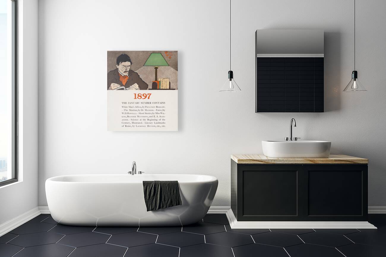 January 1897 by Edward Penfield Reproduction