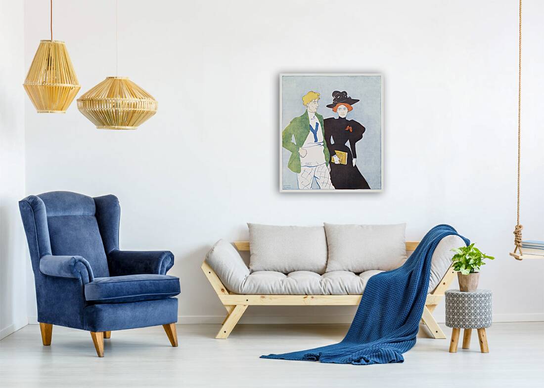 Harpers November 1894 by Edward Penfield Reproduction