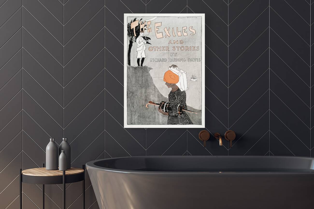 The Exiles and Other Stories by Richard Harding Davis 1894 by Edward Penfield Reproduction