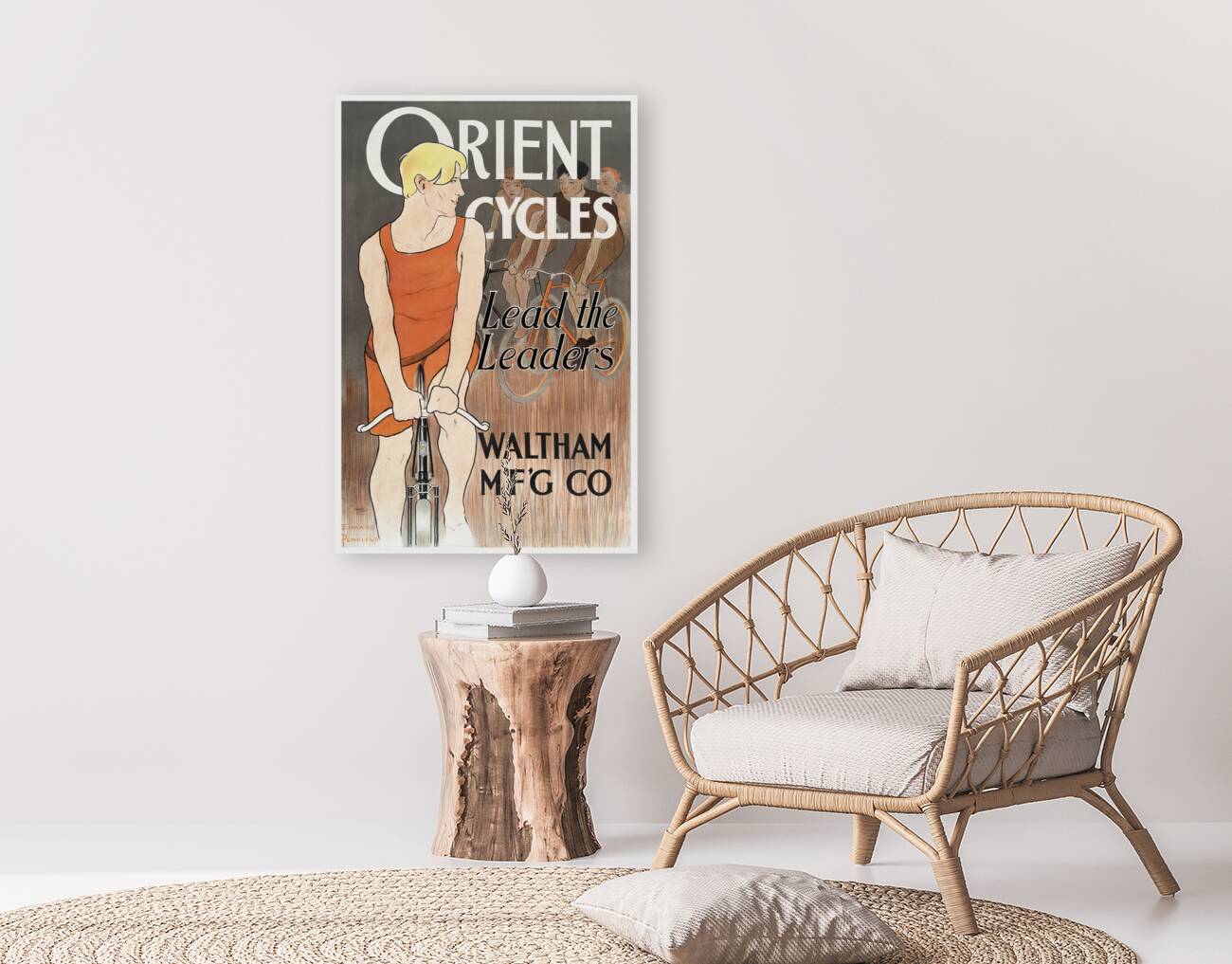 Orient Cycles 1895 by Edward Penfield Reproduction