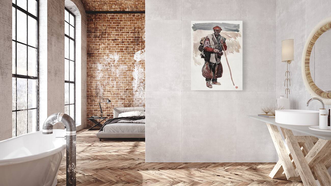 A Spanish tramp 1911 by Edward Penfield Reproduction