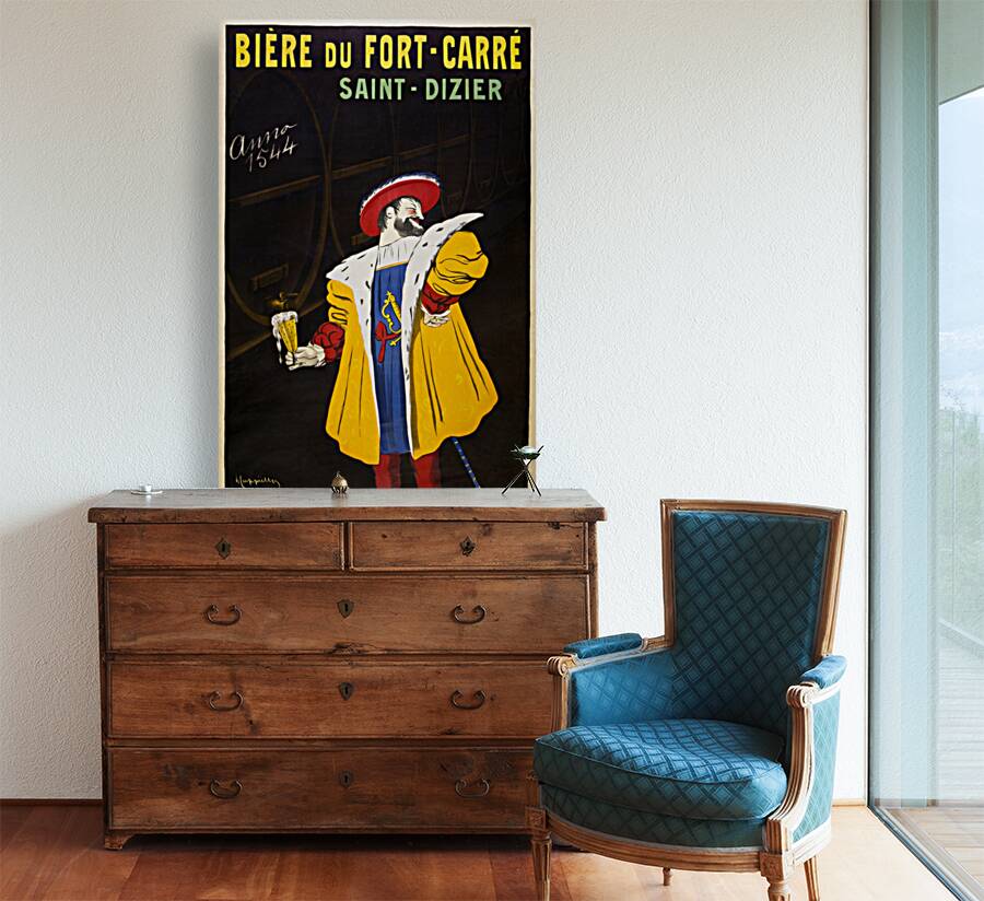 Beer from Fort-Carre Saint-Dizier 1912 by Leonetto Cappiello Reproduction