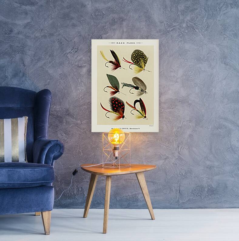 Bass Flies  Reproduction