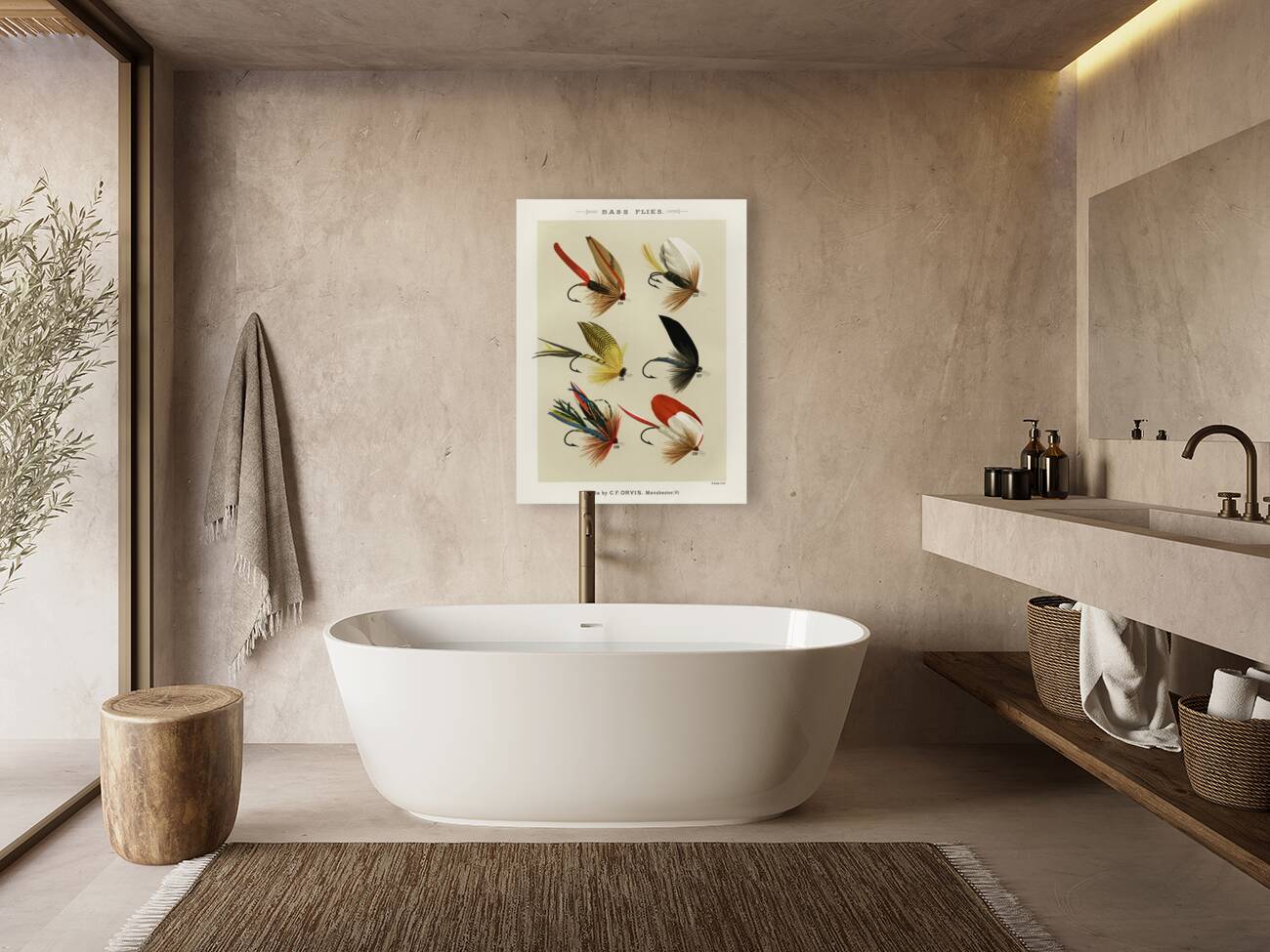 Bass Flies  Reproduction