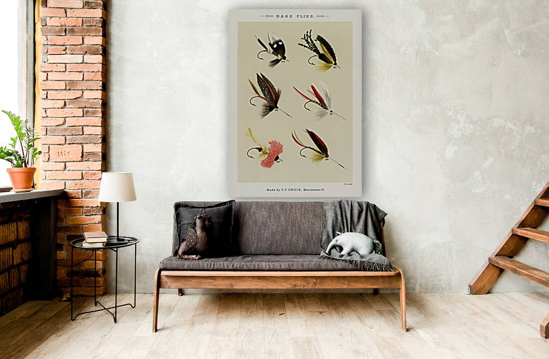 Bass Flies  Reproduction