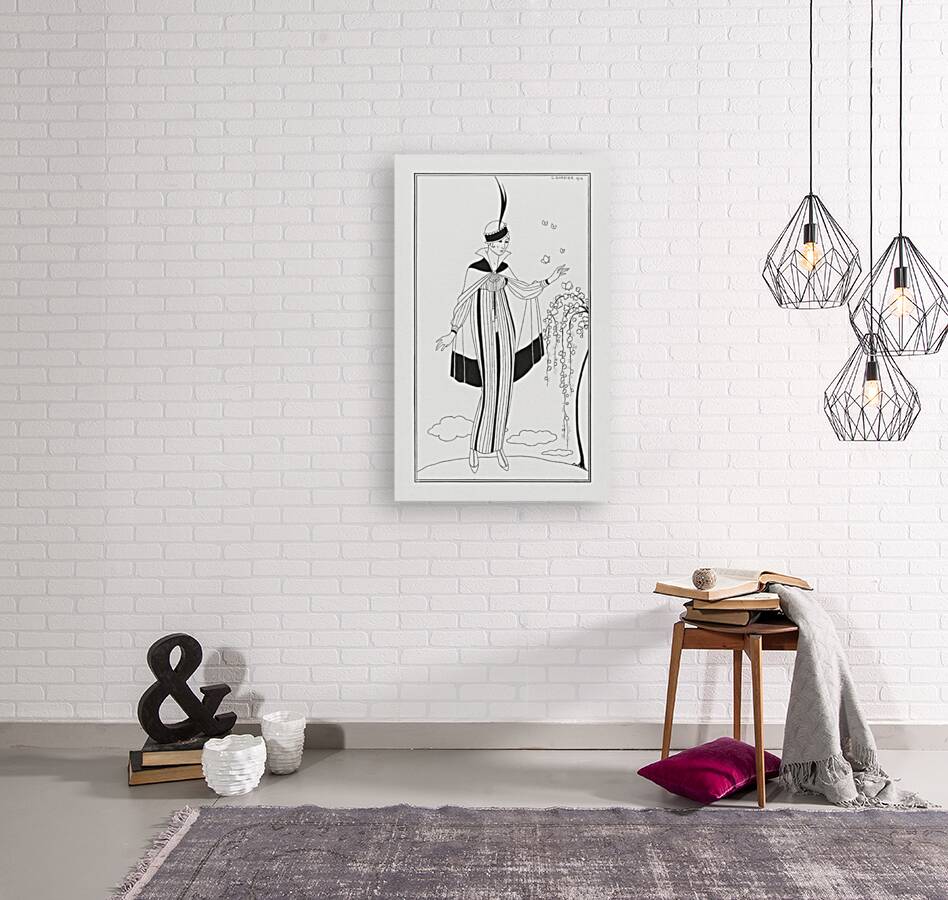 Costumes Parisiens 1914 fashion illustration  by George Barbier.  Reproduction