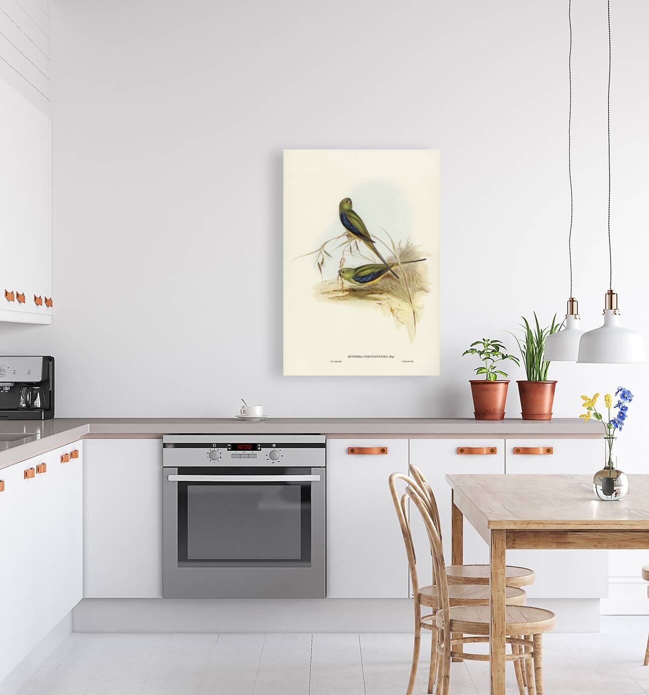 Ewings Fruit Pigeon Ptilinopus Ewingii illustrated by Elizabeth Gould 1804–1841 for John Gould’s 1804-1881 Birds of Australia  Reproduction