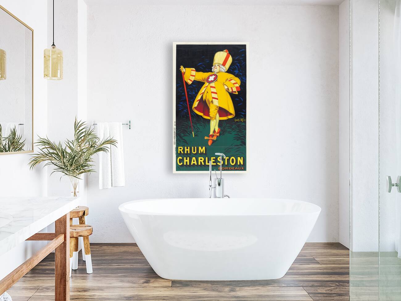 Rhum Charleston Bordeaux 1925 by Jean dYlen Poster Reproduction