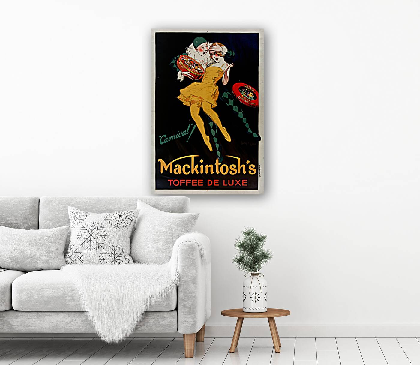 Carnival! Mackintosh’s toffee de luxe 1930 by Jean dYlen Poster Reproduction