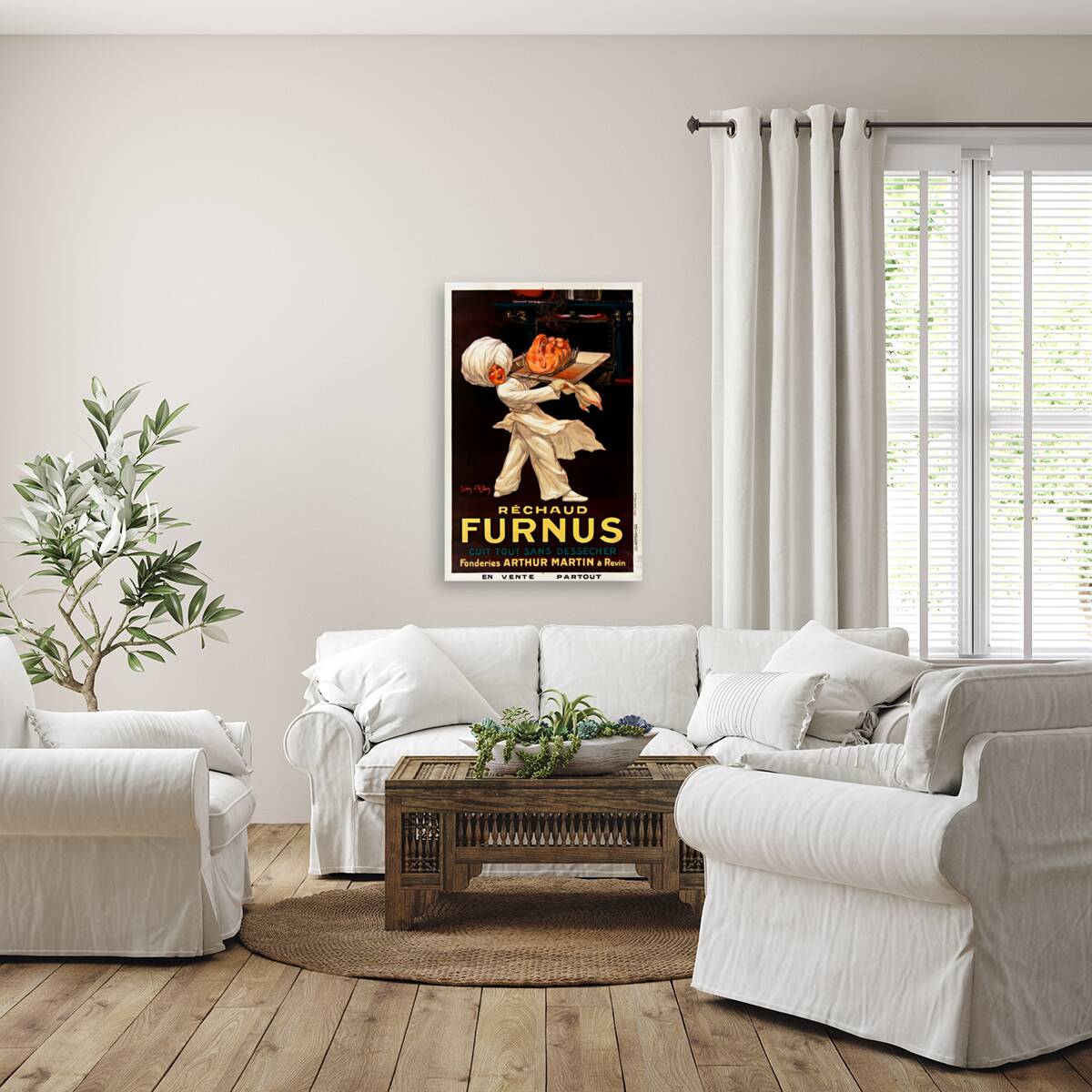 Réchaud Furnus cuit tout sans dessécher 1926 by Jean dYlen Poster Reproduction